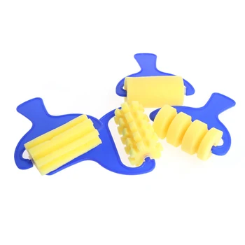 

4Pcs Sponge Paint Roller DIY Kid Child Painting Tool Toy Preschool Art Activity