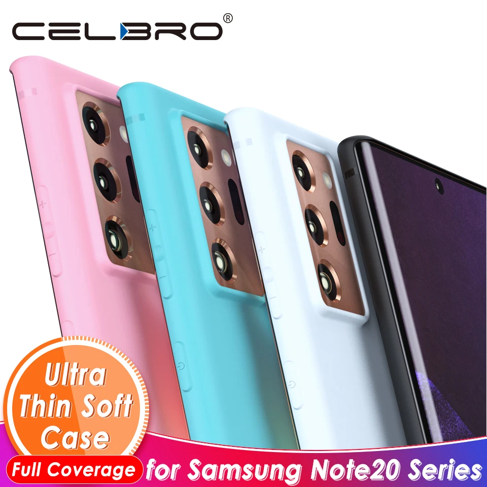 Матовый Силиконовый чехол для Samsung Galaxy Note 20 Ultra S20 Plus Note20 5G мягкий ТПУ телефона