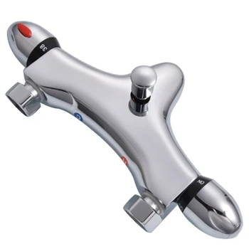 

Thermostatic Shower Faucets Set Bathroom Bathtub Thermostatic Mixer Tap Hot and Cold Bathroom Mixer Mixing Valve Brass Faucet Sh