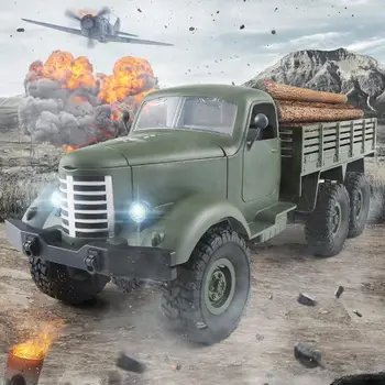 

Q60 1/16 2.4G 6WD RC Off-road Crawler Military Truck Army Car Kids Toy Gift
