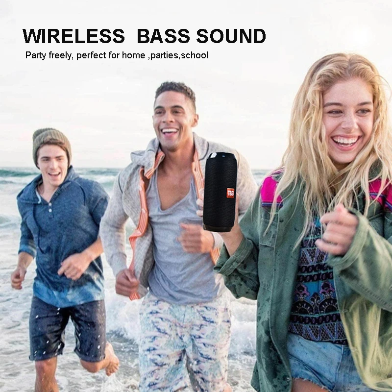 Bluetooth Speaker TG117 Portable Bluetooth Speaker Powerful Wireless Columns HIFI Soundbox for computer PC Smartphone