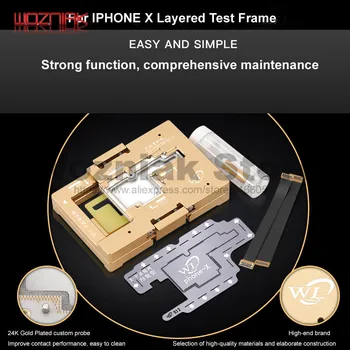 

WL TESTER For IPHONE X MainBoard Layered Testing Frame No welding required Fast Function Detection