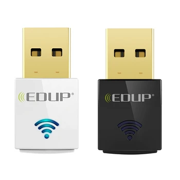 

EDUP WiFi Receiver 600Mbps Dual Band Mini 2.4/5Ghz USB WiFi Adapter USB Network Card AC600 802.11Ac Wireless Adapter