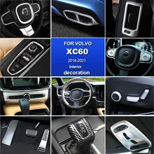 Car sticker ABS for VOLVO xc60 Accessories 2018 2019 2020 2021 Car Decoration Sticker Interior Moulding