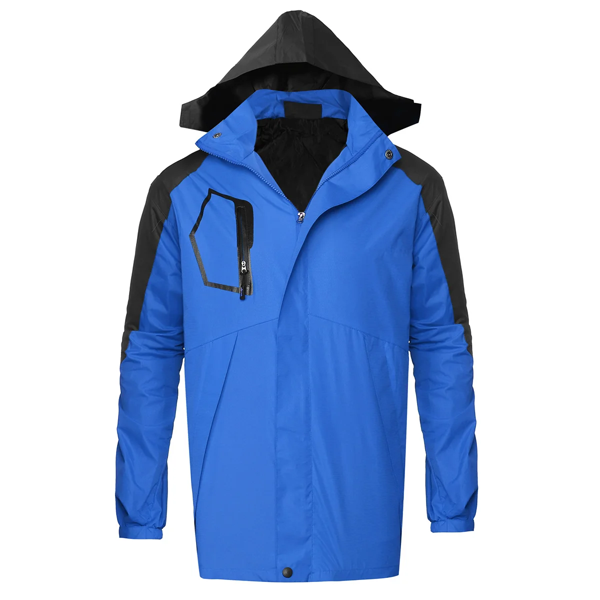 Водонепроницаемая куртка для катания на лыжах, теплая куртка для мужчин и женщин, зимняя куртка с флисовой подкладкой, ветрозащитная куртка для катания на сноуборде, теплые зимние костюмы - Цвет: Синий