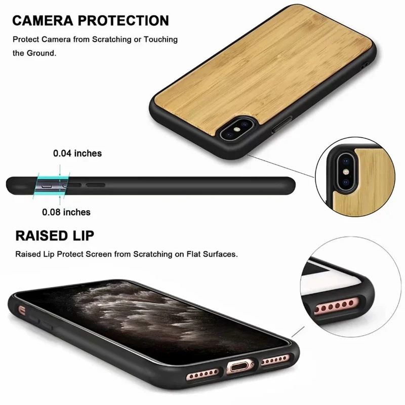 Чехол с деревянной текстурой для Iphone 11 Pro Max, гибкий мягкий чехол из ТПУ для IPhone XR XS MAX X 8 7 6, Модный Роскошный чехол для задней панели, 50 шт