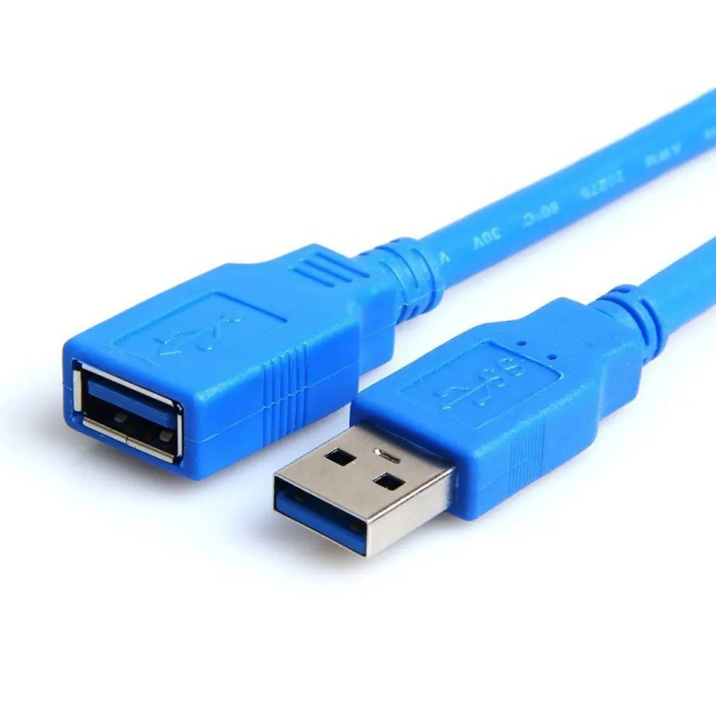 

3FT Blue USB 3.0 Type A Male to A Female Super Speed Extension Cable Converter Adapter Computer Connection Cable dropshipping