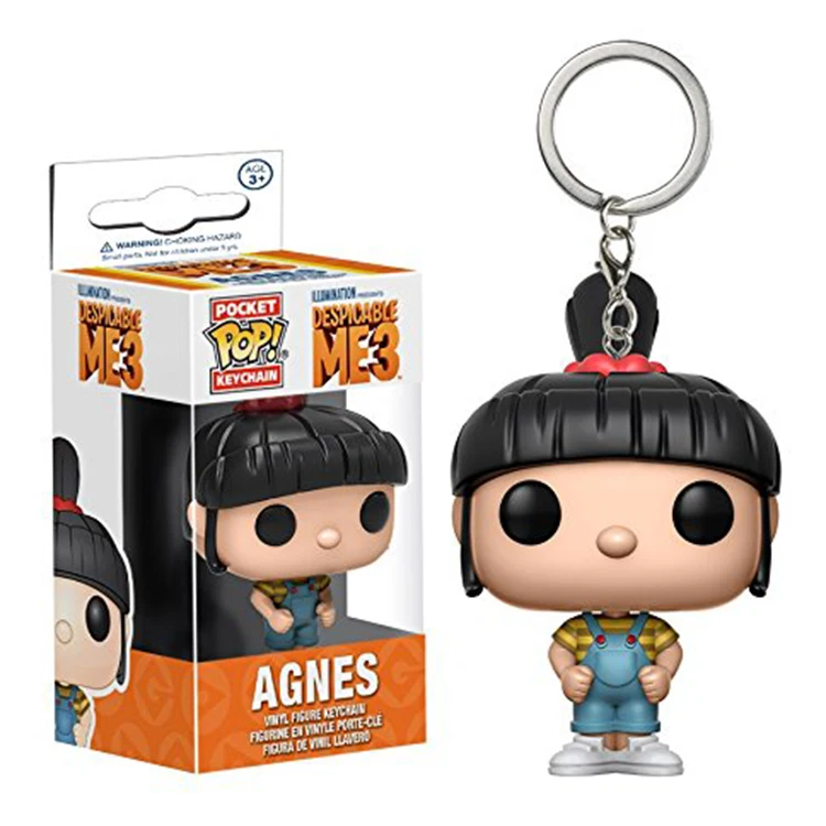 Синий Funko POP DISNEY брелок MALEFICENT Chessur Goose STITCH HARRI POTTER ПВХ Фигурка Ариэль коллекция игрушек для детей подарок - Цвет: Синий