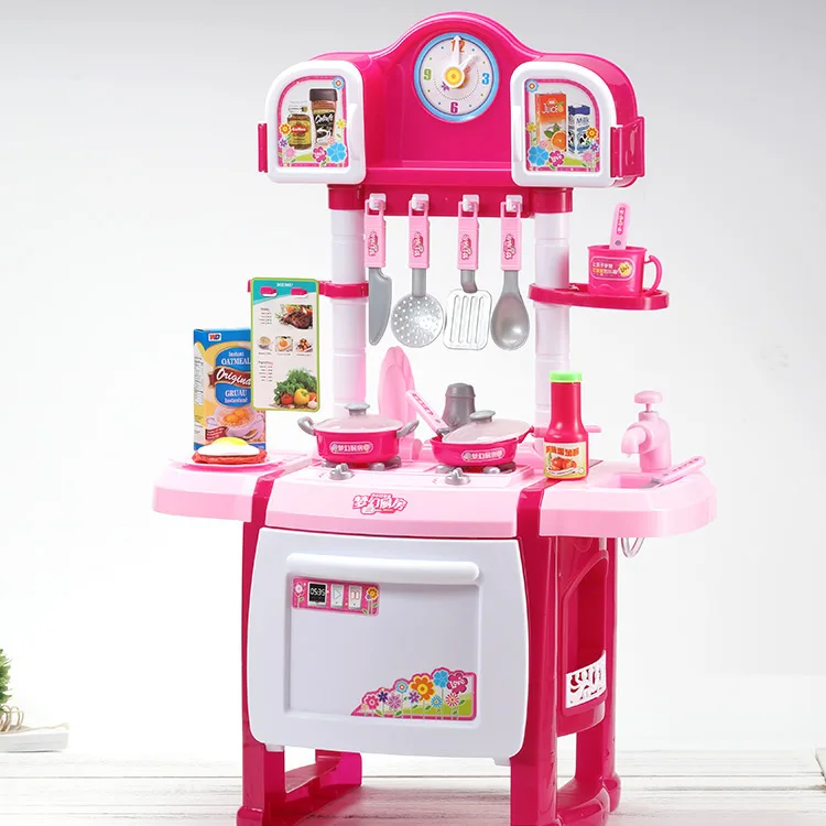 Детская кухня Игрушечная модель игровой дом кухонные приборы посуда Тайвань ребенок интерактивный