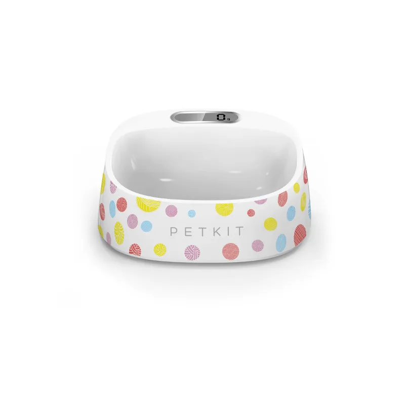 colorful Xiaomi mijia PETKIT миска для кормления домашних животных Автоматическая миска для взвешивания пищевых продуктов миска для еды собак цифровая миска для кормления подставка для питья собак - Цвет: colorful
