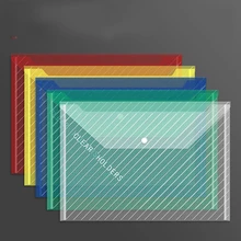 Document-Envelopes Waterproof with Snap-On Transparent Thickened PP 10