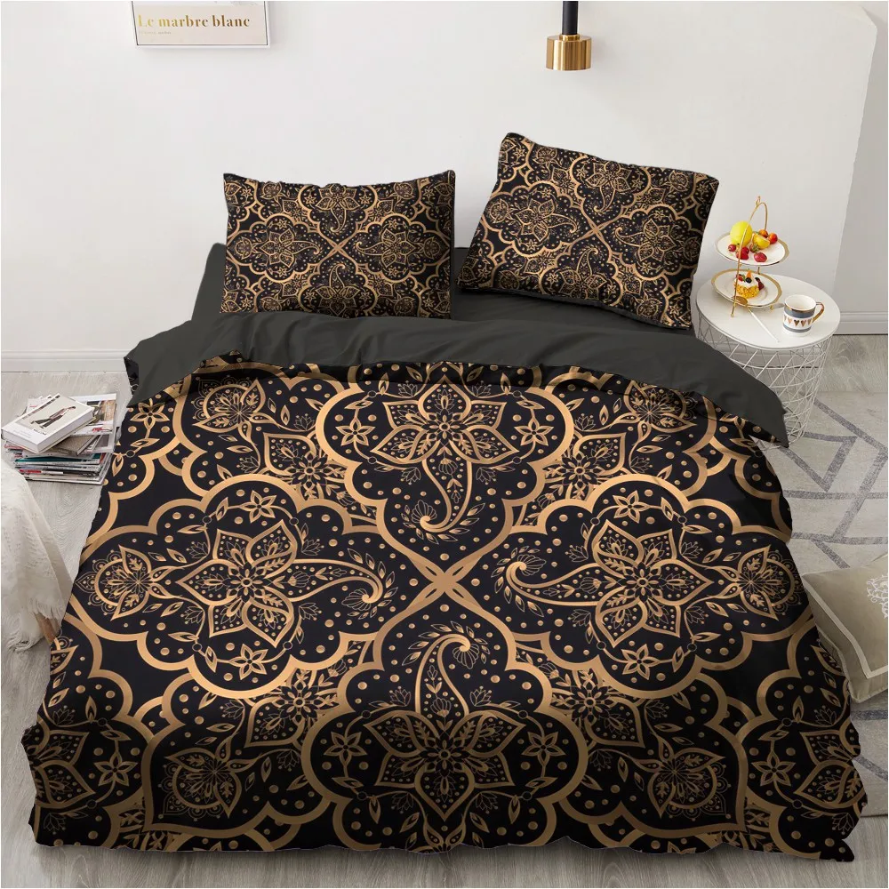 3D Bedding Sets Leopard Custom Duvet Quilt Cover Set Comforter Bed Linen Pillowcase King Queen Full Size 140*210 Home Texitle | Дом и сад