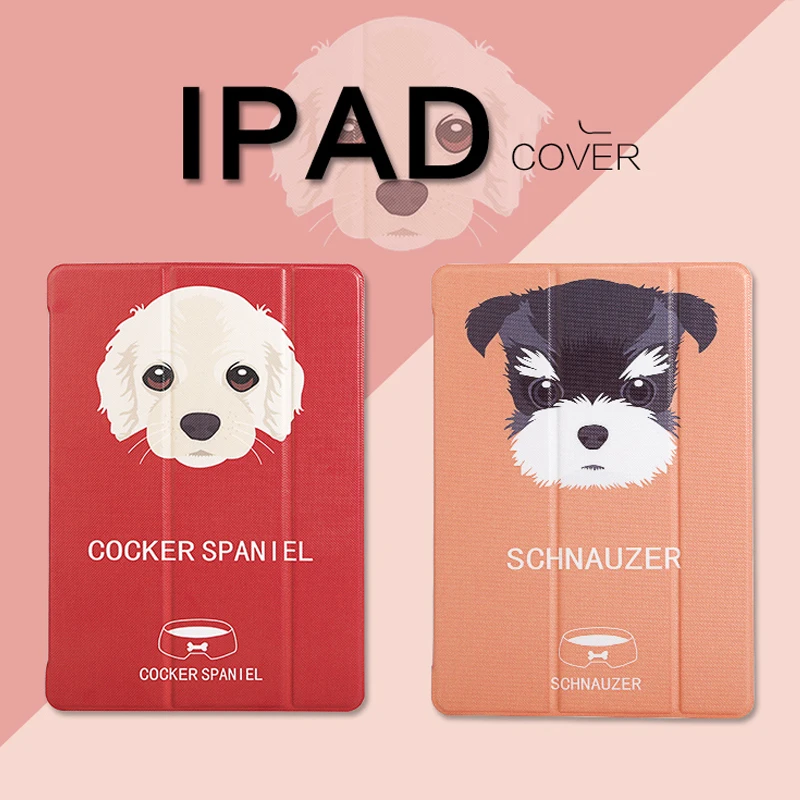 Умный чехол для ipad mini 2 планшета с милой собакой Чехол 9 7 5th 6th air 1 4 5 мультяшный |