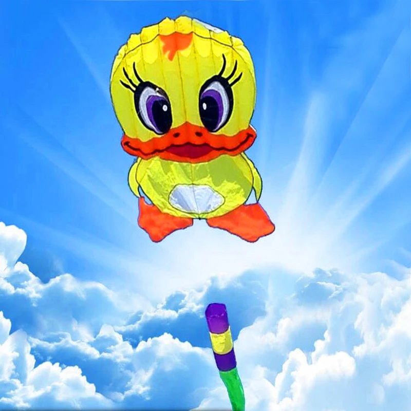 

free shipping duck kites flying soft kites outdoor play 3d kite windsocks walk in sky dolphin kites nylon breeze fly aquilone