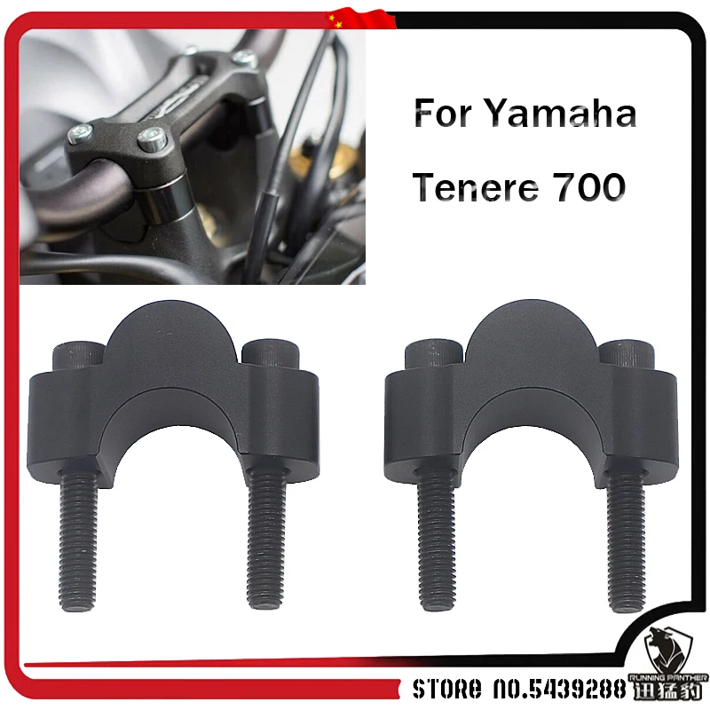 Riser Per Manubrio In Alluminio Billet Cnc Accessori Per Montaggio Su Riser Per Yamaha Tenere 700 Tenere 700 Tenere 700