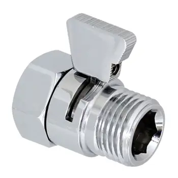 

Water-Saver Connector Flow Control Shut OFF Valve for Hand Shower/Shower Head