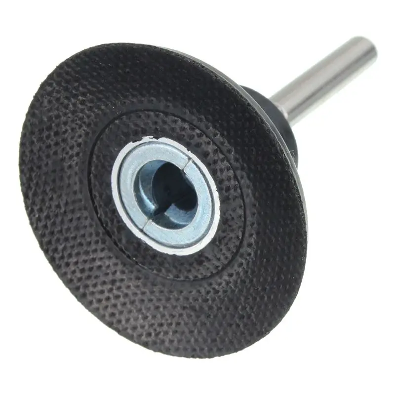 GTBL 50mm Backing Pad 6MM Shank Holder Sand Sanding Discs for 3M Roloc Discs