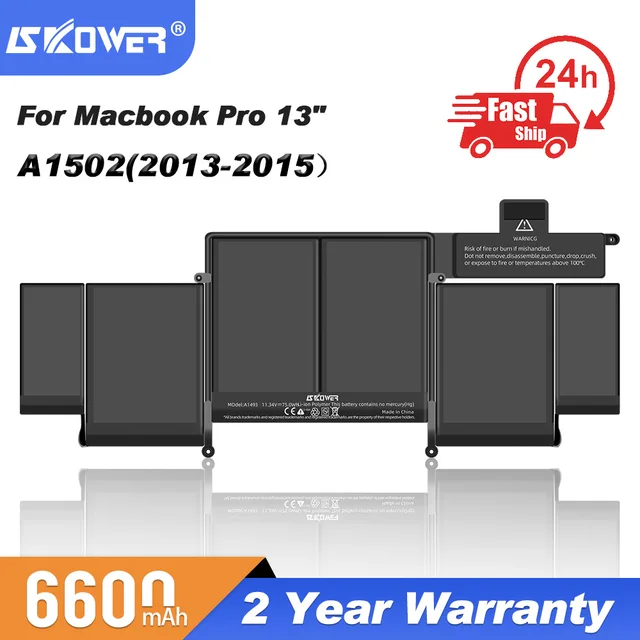 Аккумулятор для ноутбука Apple Macbook Pro 13 15 дюймов A1278 A1286 A1398 A1322 A1494 A1437 A1321 A1382 A1417 A1493 A1425 A1502 A1708 2