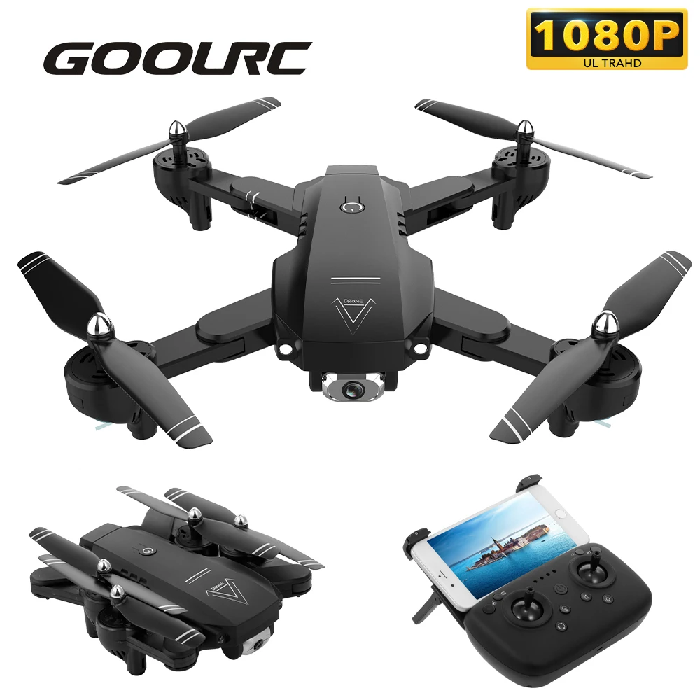 Радиоуправляемый Дрон L103 с камерой 1080P Wi Fi FPV позиционирование оптического потока