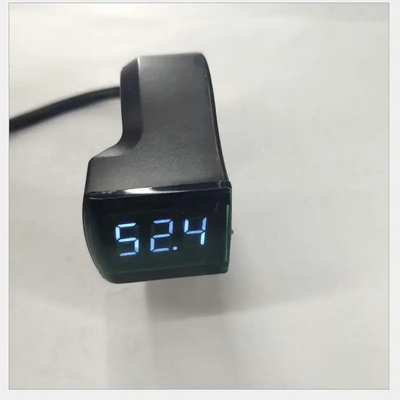 

12-120v digital voltmeter battery voltage display+lock/key/3gears/cruise switch for electric scooter bike accessory tricycle ATV