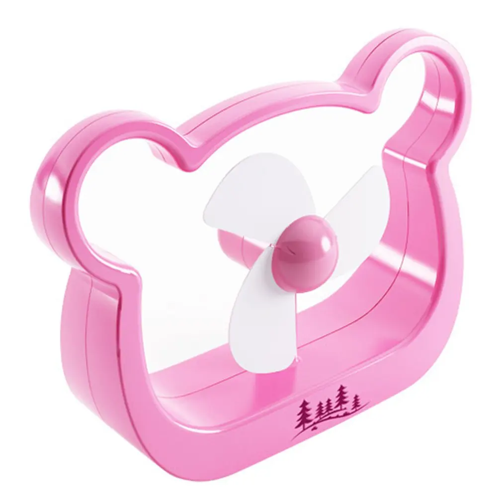Cub USB вентилятор мультяшный милый офисный обучающий Настольный портативный удобный Электрический Вентилятор Мощный бесшумный Ультра тихий