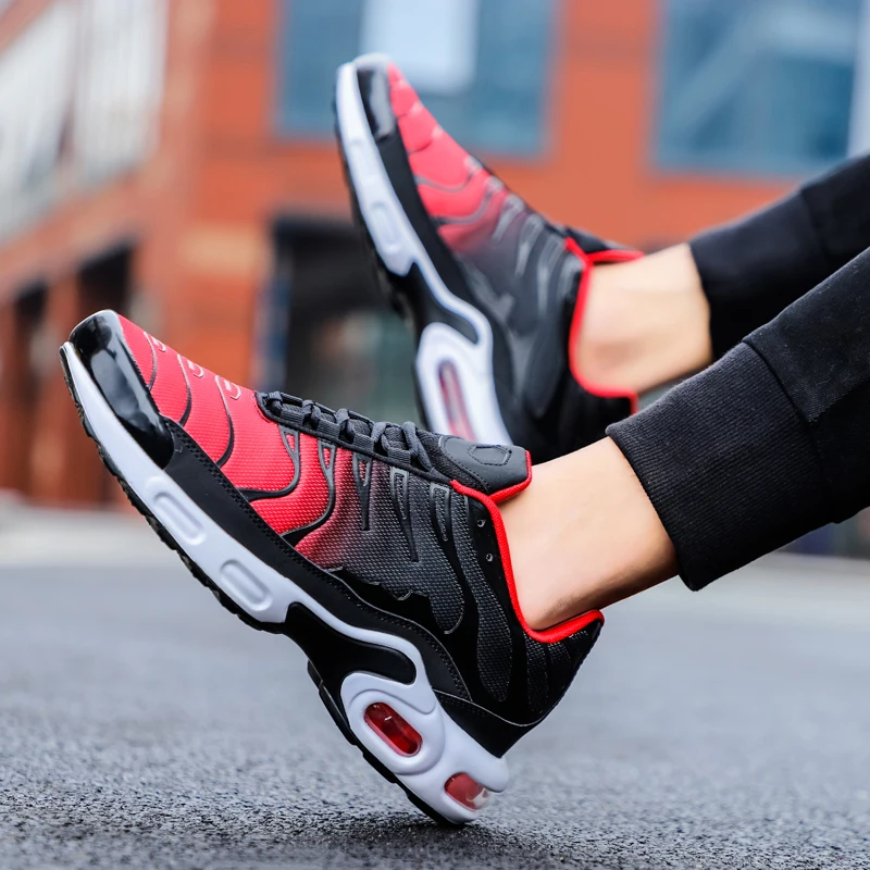 New men's typical AIR marathon TN running shoes comfortable ladies sports shoes couple casual hiking shoes multicolor 36-46 size