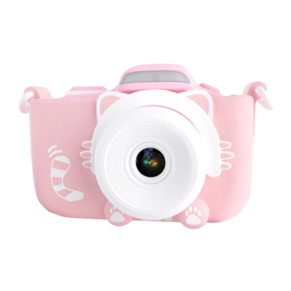 

Selfie Children Video With Silicone Case Digital Camera Portable Large Screen High Definition Travel Mini Anti Shake Camcorder