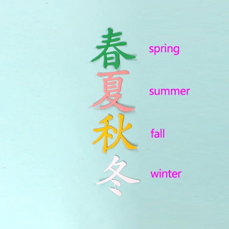 DUOFEN METAL CUTTING DIES Chinese happy new year greeting letters stencil DIY Scrapbook Paper Album 2020 new 2