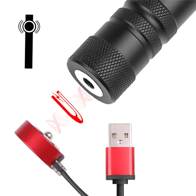 Rechargeable XHP50 Work Light Torch Flashlight With Magnet Can Be Used As Headlamp IP65 Led Flashlight 11x3x3CM Lanterna 40NOV2605