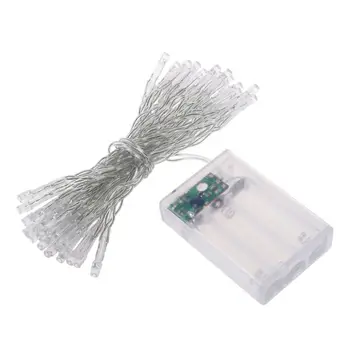 

Hot XD-Battery Power White 4M 40 Led String Fairy Party Festival Decor Light Lamp Xmas Lights