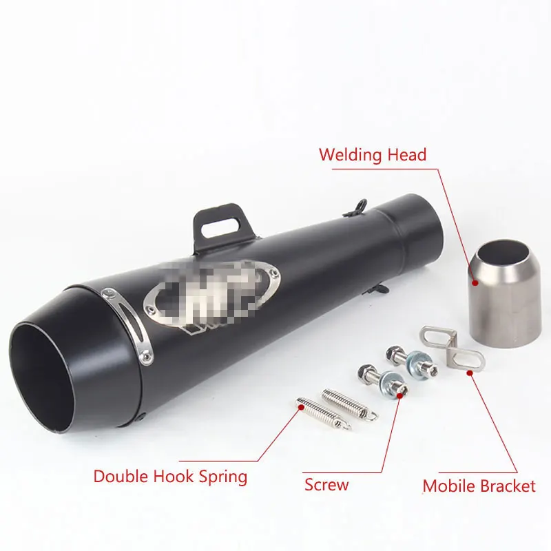 Выхлопная мотоциклетная труба Akrapovic Echappement Escape Moto глушитель модифицированный слипоны универсальный для KAWASAKI Z1000 Z750 MT-03 ATV