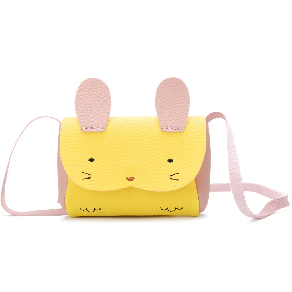 Новая маленькая сумка через плечо с кроликом для девочек, детская маленькая сумка с милым Кроликом, кошелек, сумка кавайная сумка для монет, Bolso Mujer