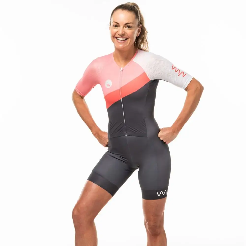 Летние женские велокостюм triatlon ropa ciclismo uniforme bicicleta триатлон костюм для бега speedsuit купальники - Цвет: 11