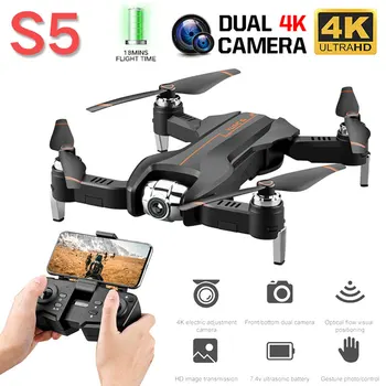 

S5 Drones 4k HD Dual Camera Hd Drone Rc Helicopter Drone Toys Quadcopter Drone Quadrocopter Helikopter Drone Selfie