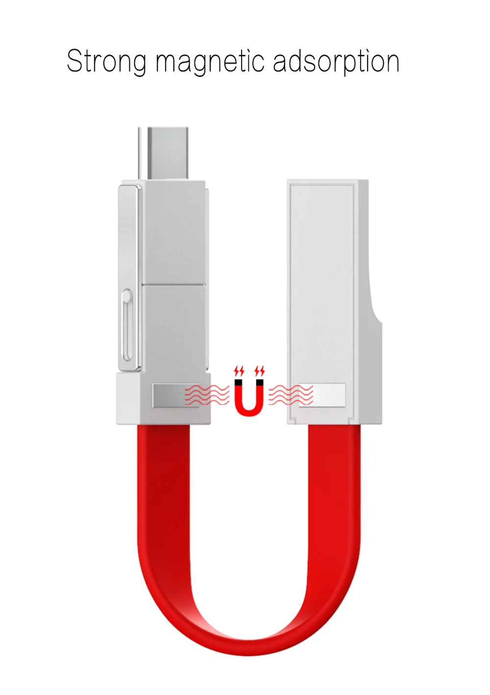CHUMDIY 3-в-1 Тип-C/Micro USB 8 Pin Магнитный usb-кабель для передачи данных(синхронизации) и зарядки кабель для зарядки