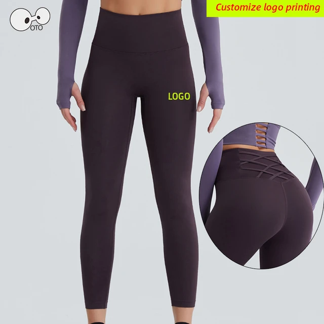 Custom LOGO High Waist Push Up Sportswear Leggings Women Yoga Pants Super  Stretchy Gym Fitness Workout Tights Running Clothing - AliExpress