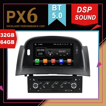 

PX6 Excellent Performance Android 9.0 Car Multimedia GPS For RENAULT Megane II 2004-09 DSP Sound Navigation Tape Recorder Radio