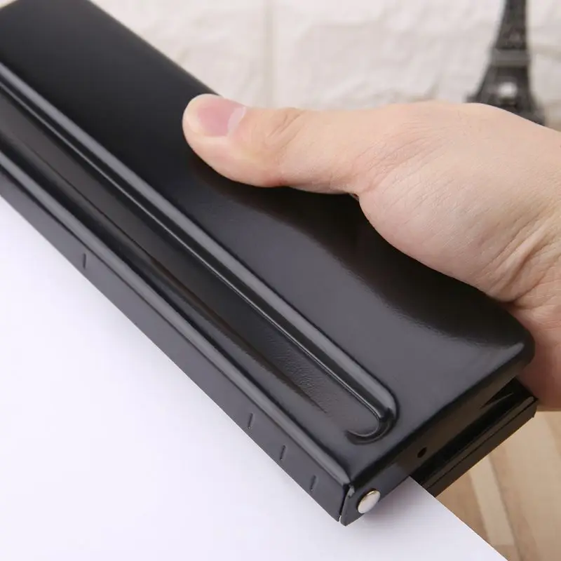 Регулируемый DIY 6 отверстий бумажный Дырокол пирсинг машина Отрывные дневники органайзеры бумажный Дырокол степлер офисные принадлежности