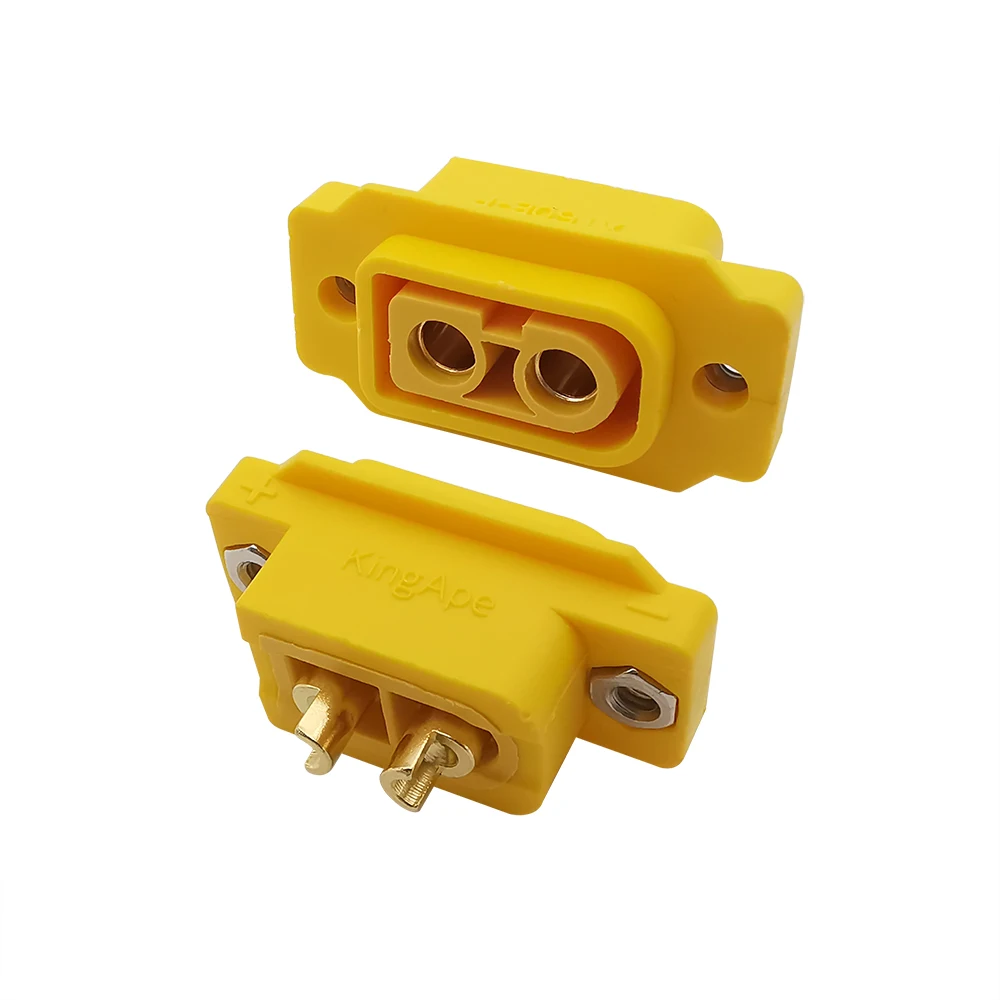 2x XT60E-F Zu XT60 Adapter – Vergoldet, 30 Cm, 12AWG, Mit Schrauben, Für RC Modelle & Drohnen
