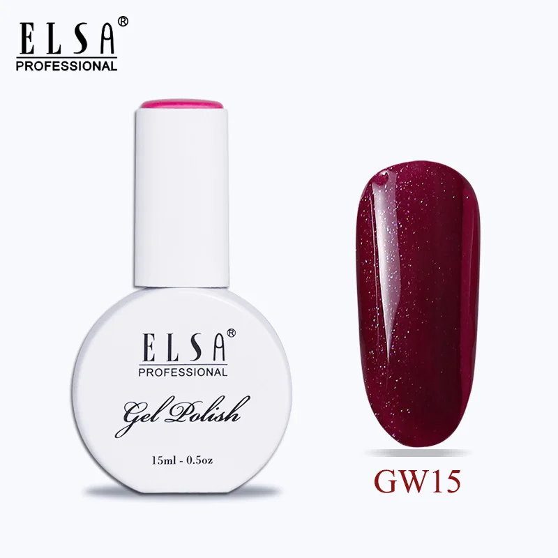 GW65 Elsa 15 мл УФ-гель для ногтей Топ УФ светодиодный Гель-лак для ногтей Гибридный 120 цветов впитывающий Гель-лак для ногтей - Цвет: GW65