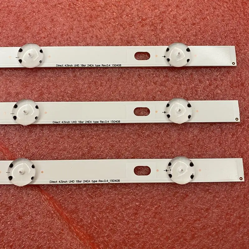 3 BARRETTES LEDS BACKLIGHT POUR TV LG 43UK6300