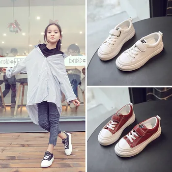 

Autumn New Children Canvas Shoes Girls Sneakers Breathable Spring Fashion Kids Shoes For Boys Casual Shoes Student