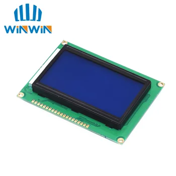 

5pcs 128*64 DOTS LCD module 5V blue screen 12864 LCD with backlight ST7920 Parallel port LCD12864