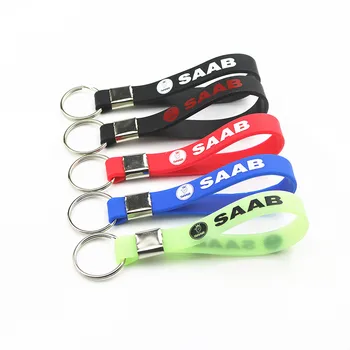 

Luminous Silicone Emblem Badge Car Key Ring Sticker for Saab 9-3 9-5 900 9000 Saab 93 95 Accessories Car Styling Car Body 12cm