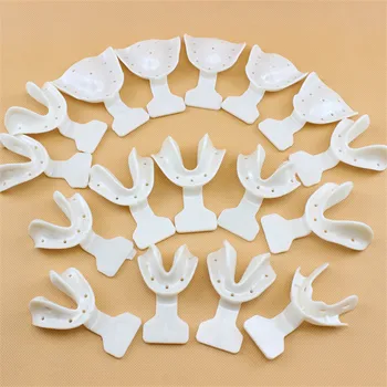 

Free Shipping 17Pcs/Set Dental Impression Trays Autoclavable Teeth Holder Edentulous Jaws Impression Trays Dentist Tools lab
