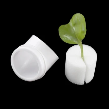 

10 Pcs Column Pipe Fixed Plant Cup Hydroponic System Plants Vegetables Nurturing Seed Cultivation Soilless Culture Planting Cup