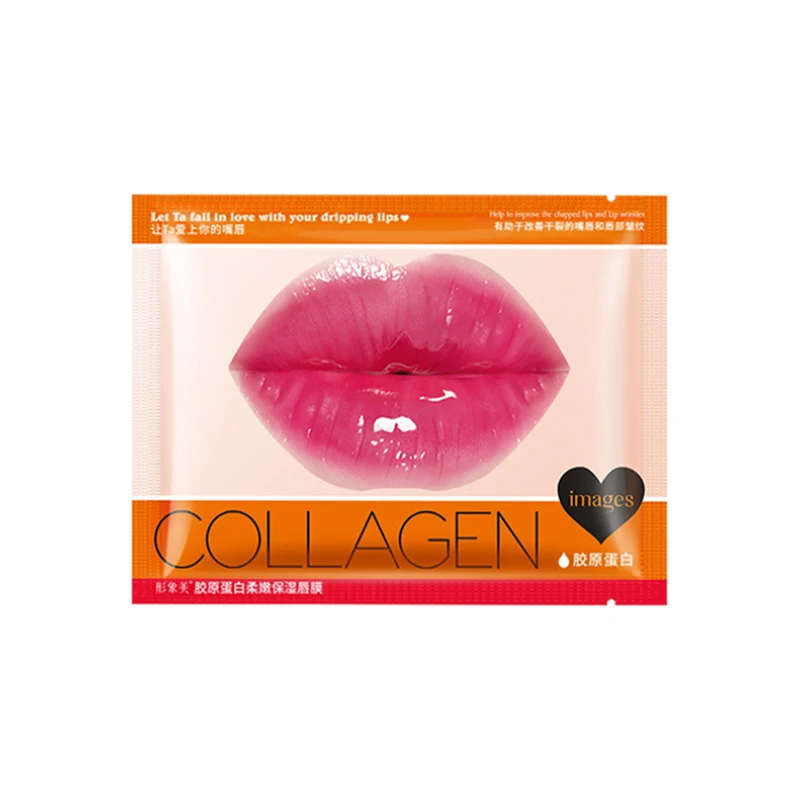1 Pc Moisturizing Lip Mask Anti Ageing Wrinkle Collagen Lip Patch Pad Gel For Lip Skin Care TSLM2