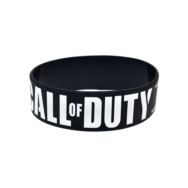 Алиэкспресс Лидер продаж Call of Duty игра Силиконовый гелевый браслет ширина 1 дюйм, ремешок на запястье