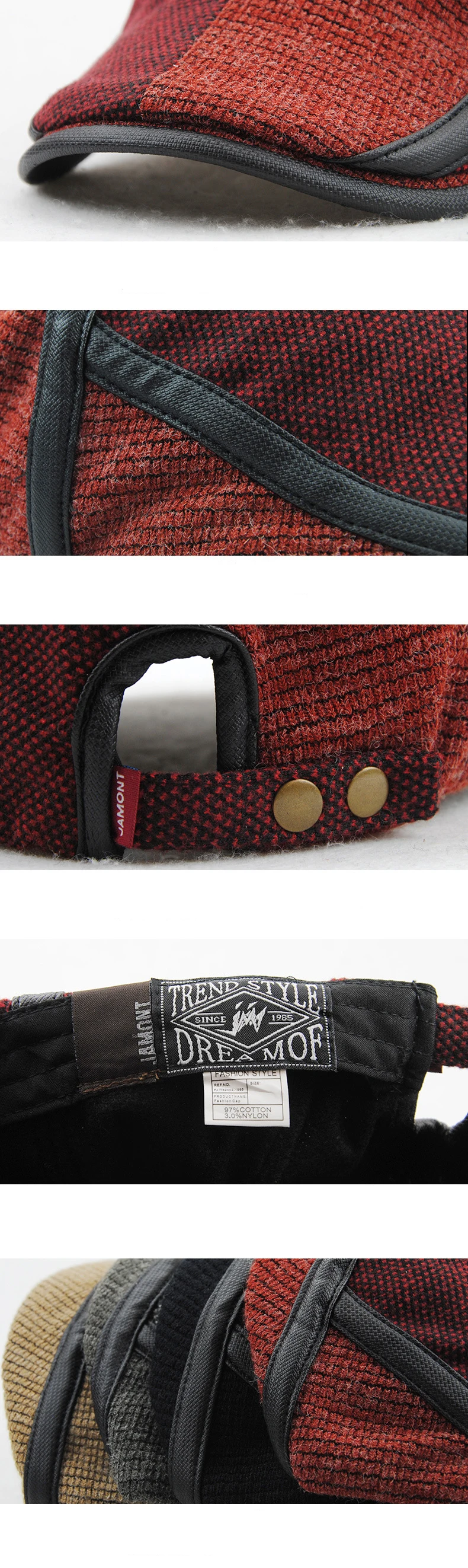Зимний шерстяной вязаный берет, мужская шапка, женская шапка gorros mujer kaszkiet, ретро, британский живописец, французская шапка, заколка для папы, шапки
