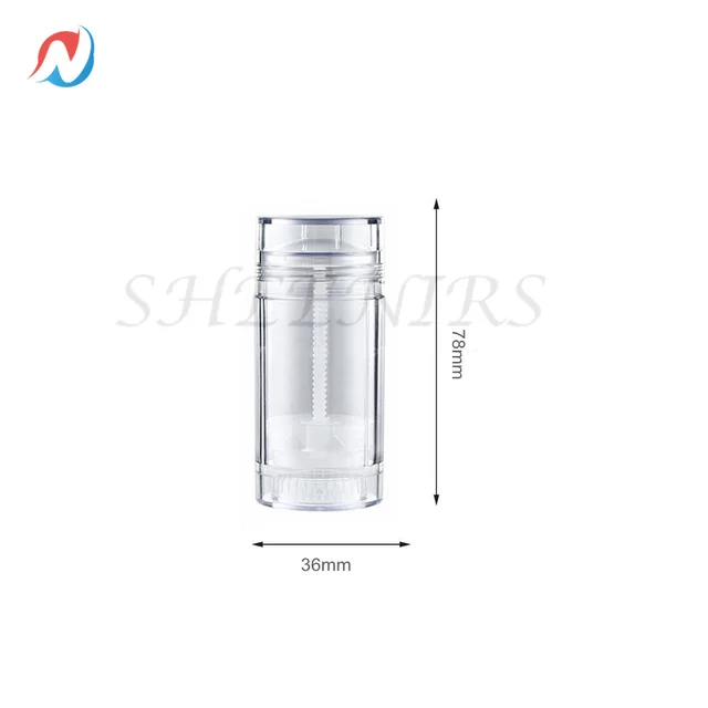 8pcs 30ml 1oz green plastic AS Deodorant Tube Empty Deodorant Stick Container for cream Deo Solid paste packaging Clear